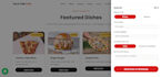 design a restaurant website with whatsapp ordering