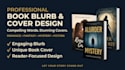 write professional book blurbs and design stunning canva book covers