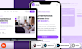 develop your landing page with modern front end frameworks