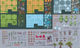 do 2d topdown pixel art tileset pixel game environment tilemap game sprite asset