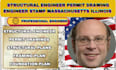 structural engineer permit drawing engineer stamp massachusetts illinois