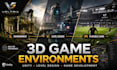 develop 3d environment unity unreal level design