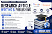 write and publish research article on google scholar, scopus writing publication