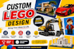 design custom lego models, lego mocs, and technic builds