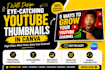 design eyecatching youyube thumbnails in canva