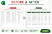 do accurate microsoft excel data entry, formatting and cleaning