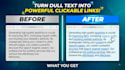 add hyperlink to websites, blogs, articles, and images