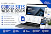 set up design  a professional google sites website