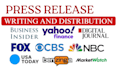 write a book launch press release and author publicity bio