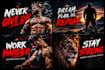 design an eye catching youtube thumbnail in 24 hours