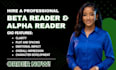 beta read, romance beta reader, beta reader fantasy, cozy mystery, alpha reader