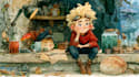 draw a children book illustration