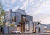 render modern luxury house,3d exterior design, front elevation, villa facade,cgi