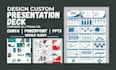design a custom presentation deck, convert ai figma to canva powerpoint pptx