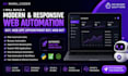 build a modern responsive web automation bot, web app, appointment bot, web bot