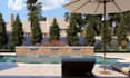 do landscape backyard design 3d rendering for pool, pergola, patio garden design