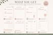 design canva printable planner finance tracker and savings journal template