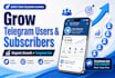 grow telegram users telegram subscribers organic promotion telegram ads mass dm