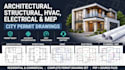 create architectural, structural, hvac, electrical, and mep city permit drawings