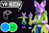 create furry avatar vrchat avatar fursona unity vrm 3d model vrc avatar