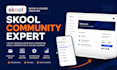 setup skool community, course creation and skool manager