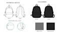 design tech pack duffle bag, handbag, bag design, backpack, bag tech pack