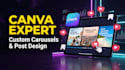design social media posts and captions