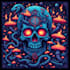 custom illustration dark art and psychedelic