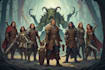 make a professional dnd party portrait art