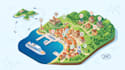 design custom cruise destination map, sighseeing map, airbnb map, resource map