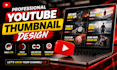design eye catching youtube thumbnails with high CTR