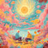 create psychedelic trippy illustration