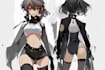 create an anime character scene with custom poses