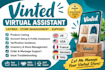 vinted product listing and vinted store management and creation services