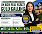 do UK cold calling b2b real estate leads generation, sales representative