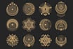 design sacred geometry, mystical and mandala logo