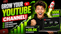 create modern and eye catching youtube thumbnails
