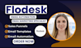 setup flodesk email template flodesk sales funnel landing pages flodesk campaign