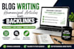 do natural and SEO friendly blog writing