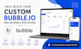 build bubble mpv bubble io wesite bubble app, bubble io website saas app