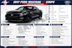 design a custom car spec sheet poster based on your vin