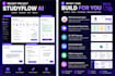 build a python streamlit web app with ai features