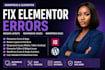 fix elementor errors broken layouts responsive issues and wordpress bugs