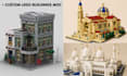 do custom 3d lego design lego moc, lego house, using bricklink studio file
