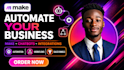 fix make com, make com automation setup,make automation, n8n ai agent make com