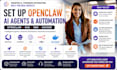 set up openclaw ai agents, automation, rag, n8n and docker