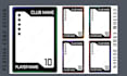design custom tcg card template ccg playing card frame trading card deck layout