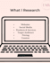 research your competitors and create a competitor analysis