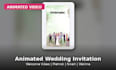 create digital wedding and events invitation video animation