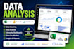 create a professional power bi dashboard and data visualization